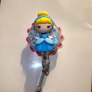 Disney princess Cinderella badge reel round 1.5 in